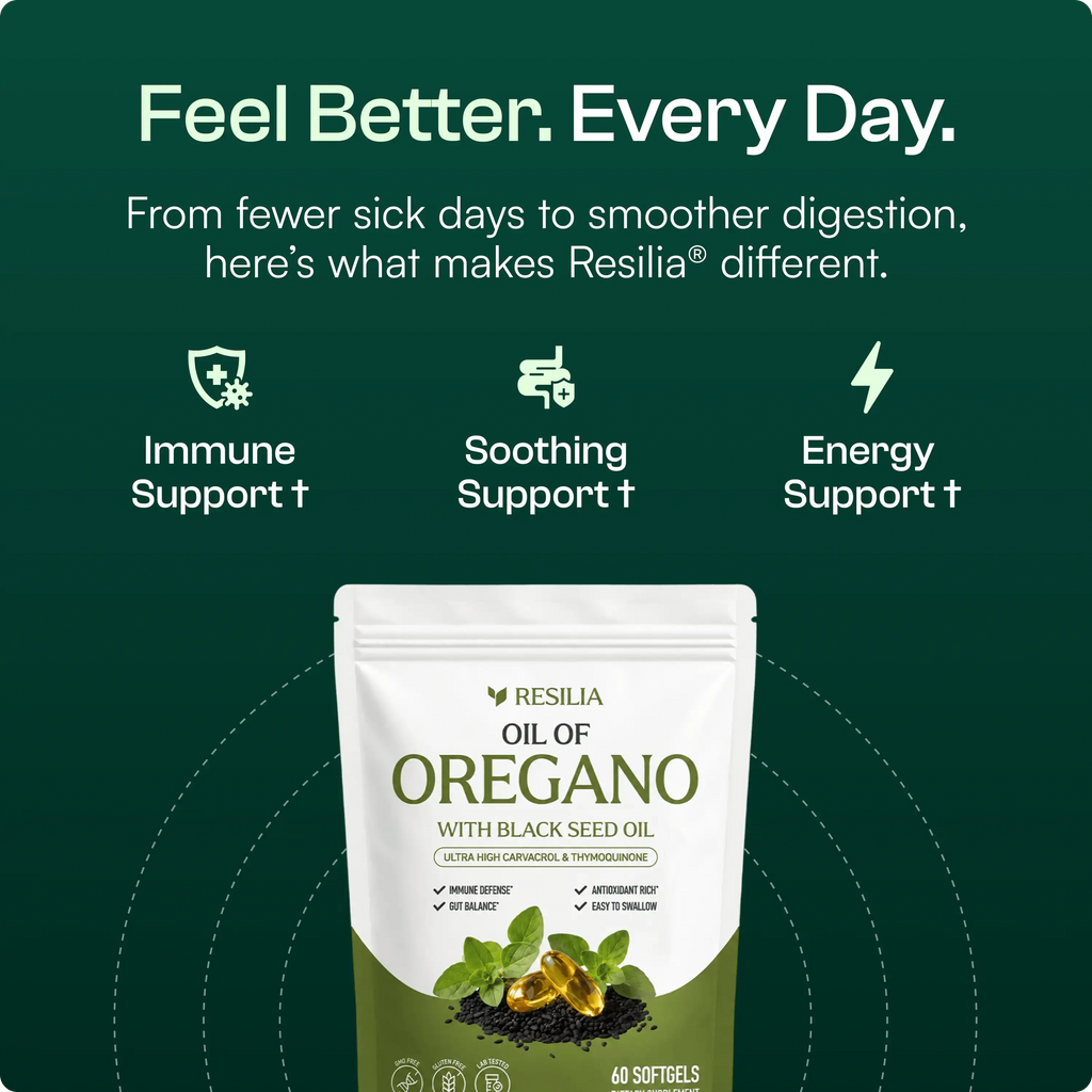 Resilia® Oil Of Oregano Softgels